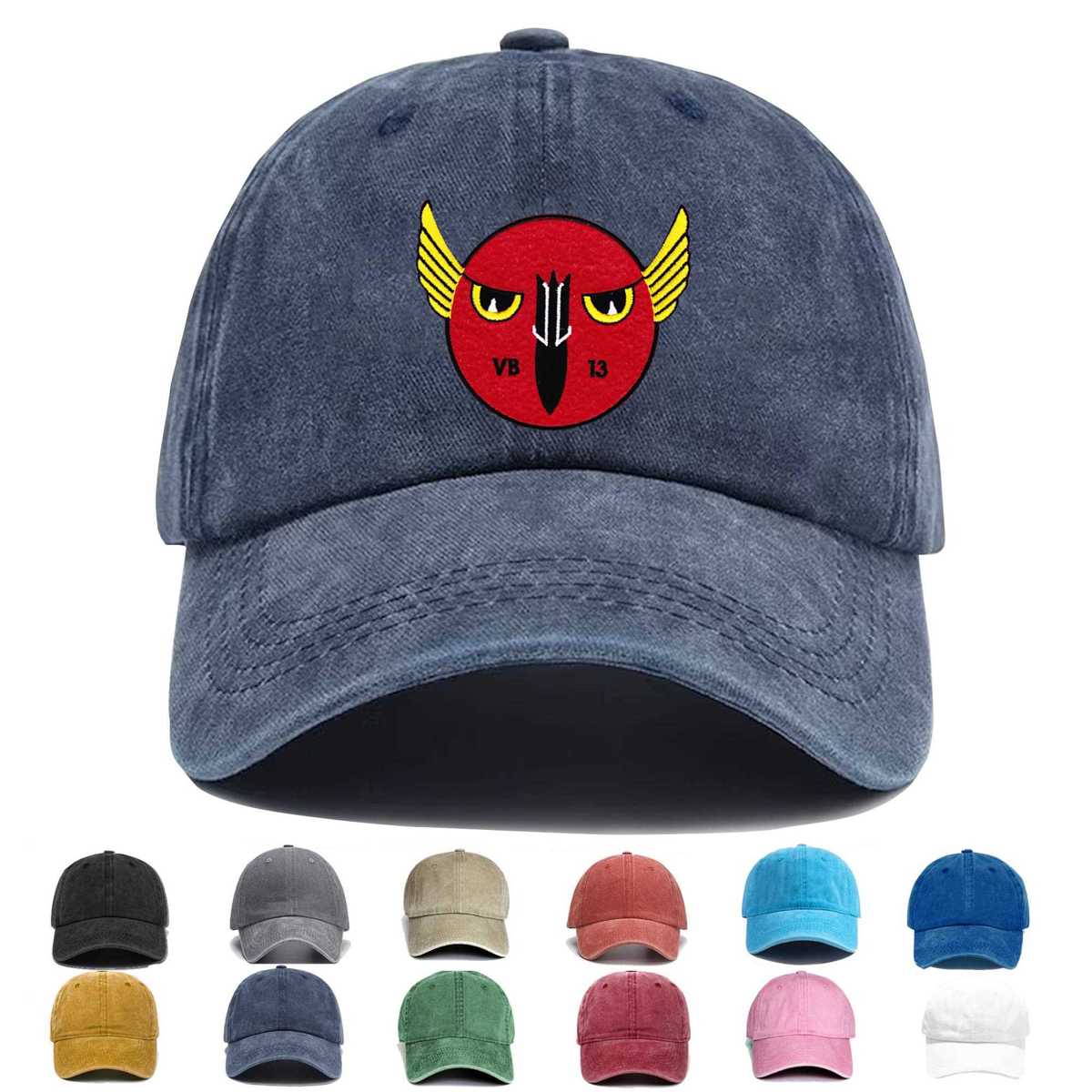 Vb 13 Bombing Squadron Thriteen Embroidered Hat - Custom Hat