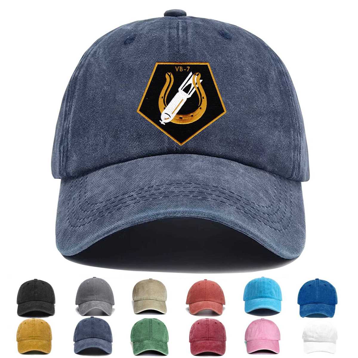 Vb 7 Horsehoe Embroidered Hat - Custom Hat