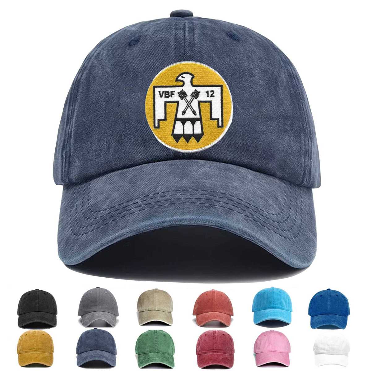 Vbf 12 Aviation Fleet Bombing Squadron Twelve Embroidered Hat - Custom Hat