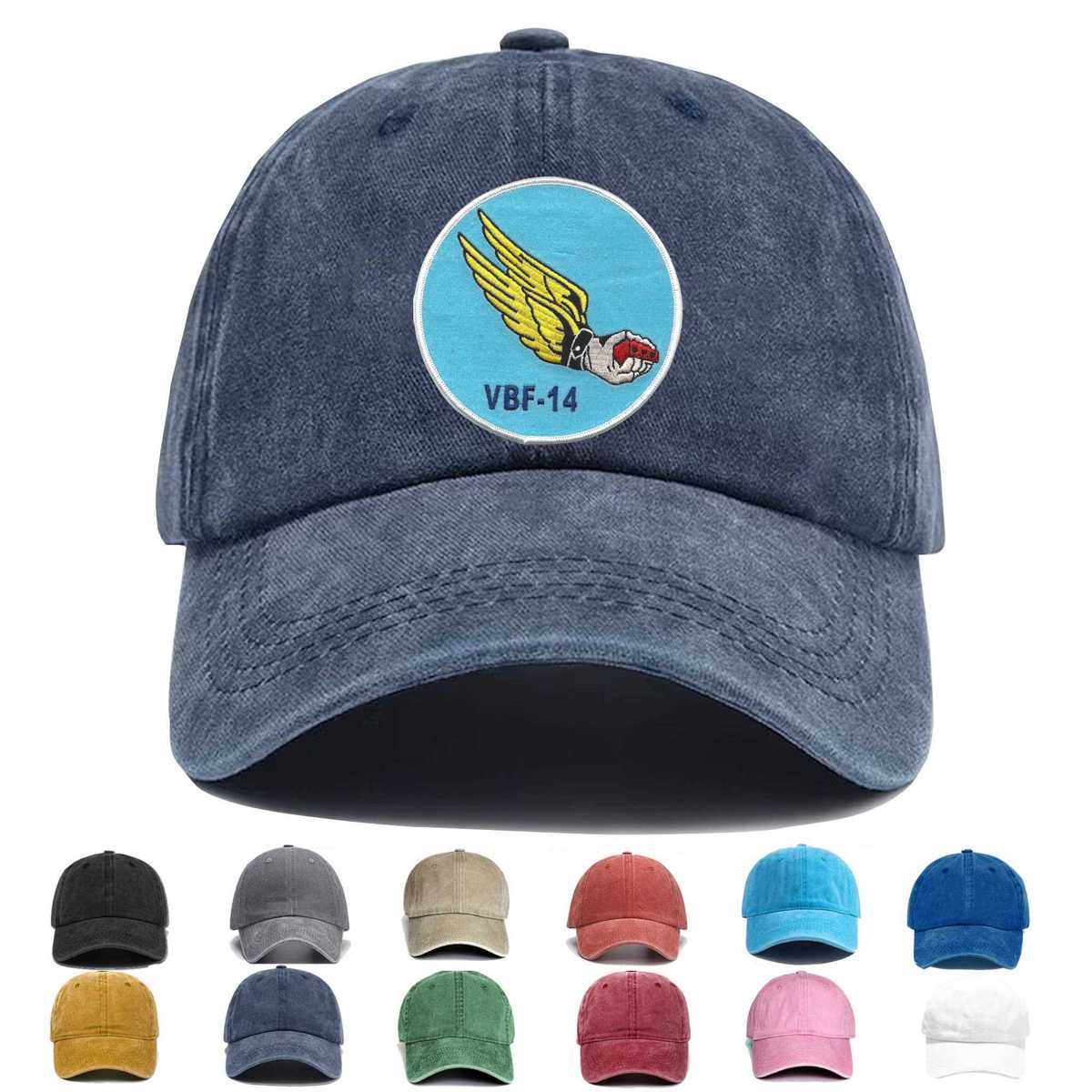 Vbf 14 Bombing Fighter Squadron Embroidered Hat - Custom Hat