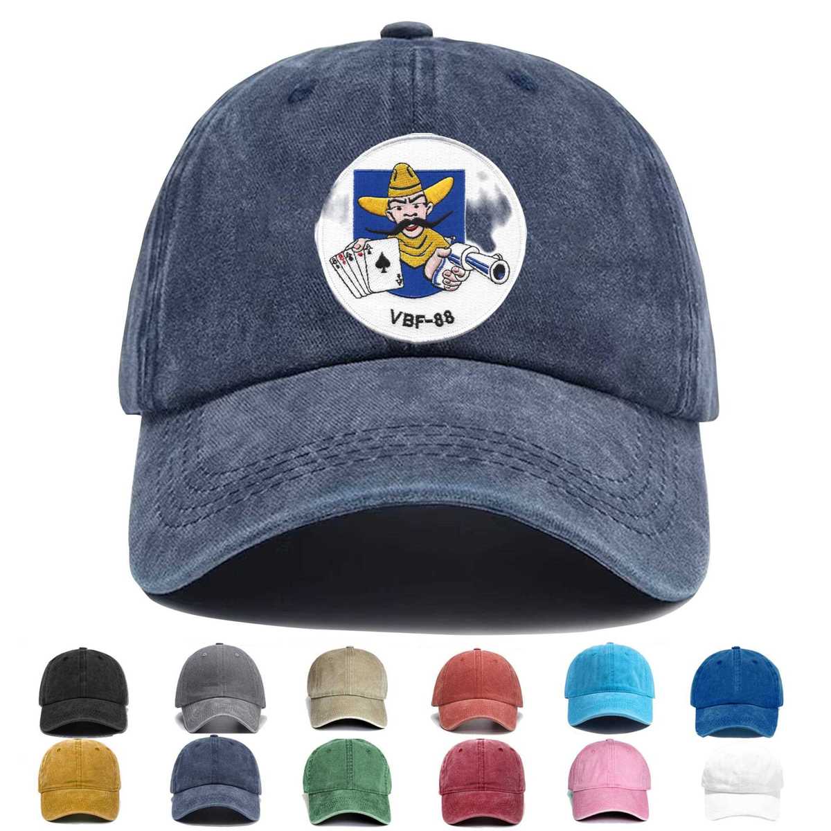 Vbf 88 Dead Mans Hand Embroidered Hat - Custom Hat