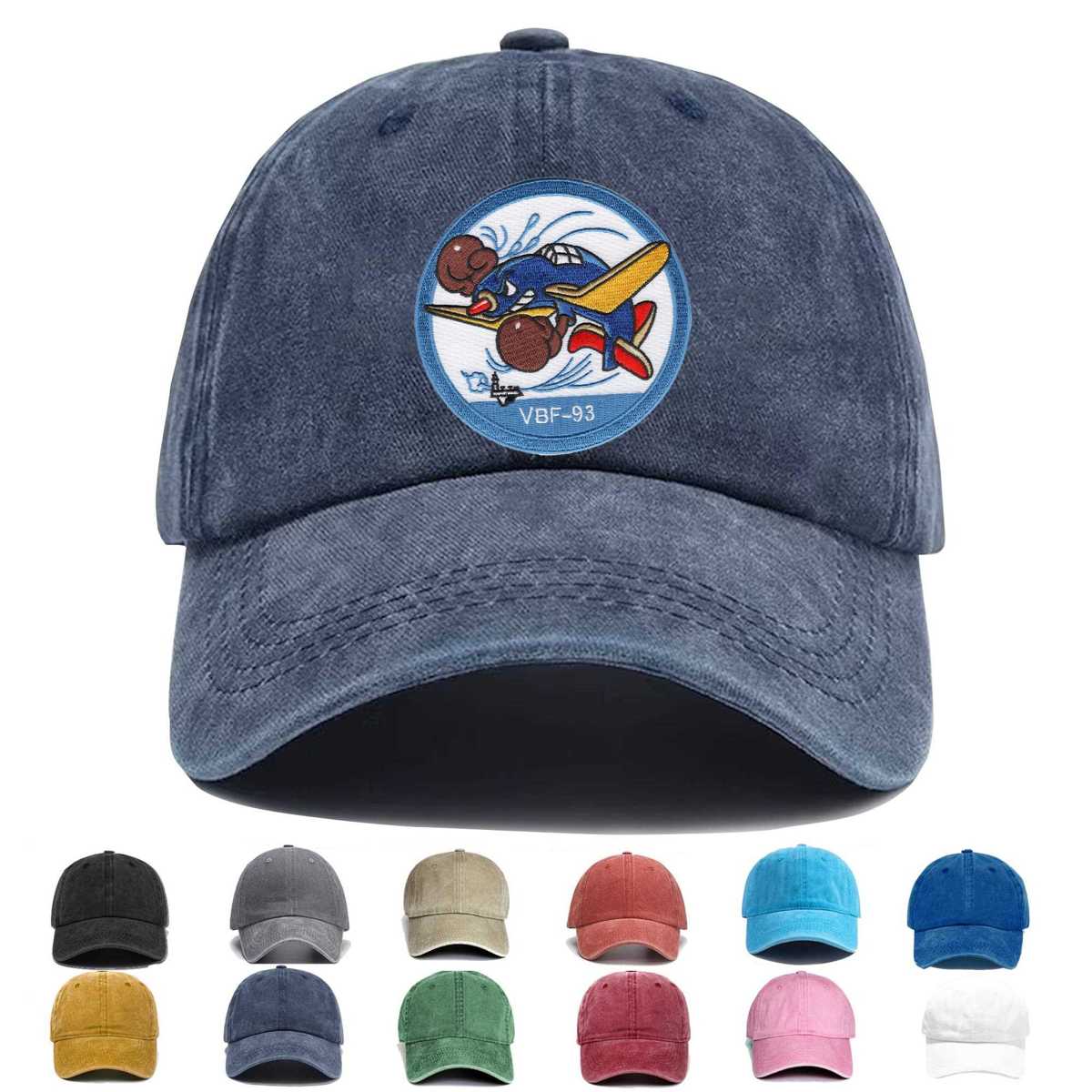 Vbf 93 Bombing Squadron Embroidered Hat - Custom Hat