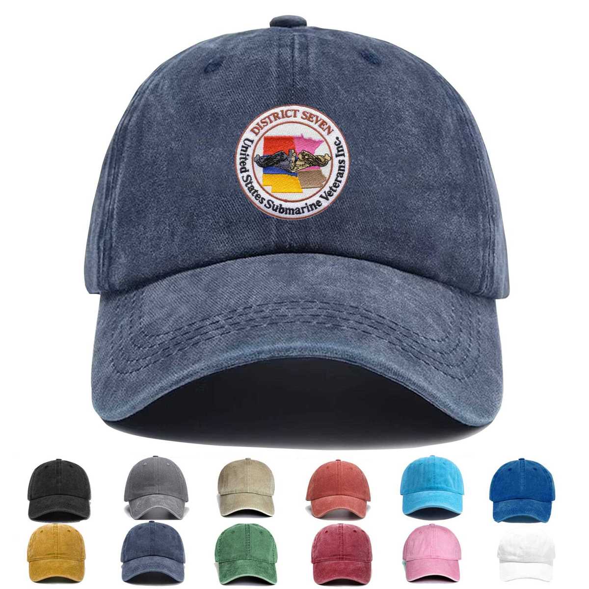 Veterans District Seven Embroidered Hat - Custom Hat