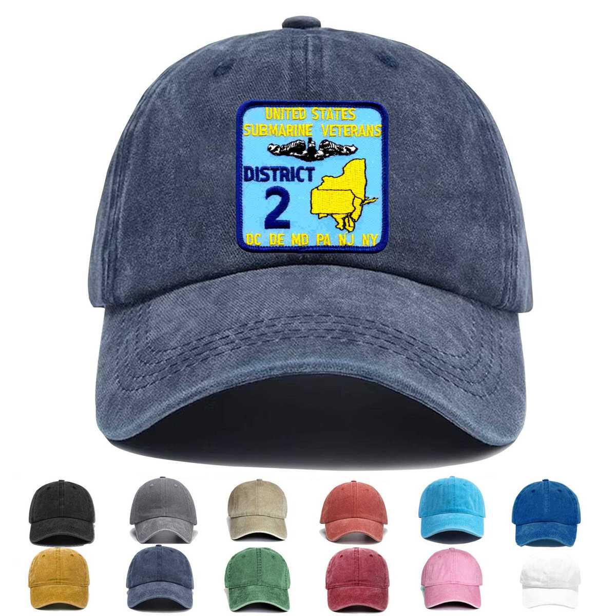 Veterans District Two Embroidered Hat - Custom Hat