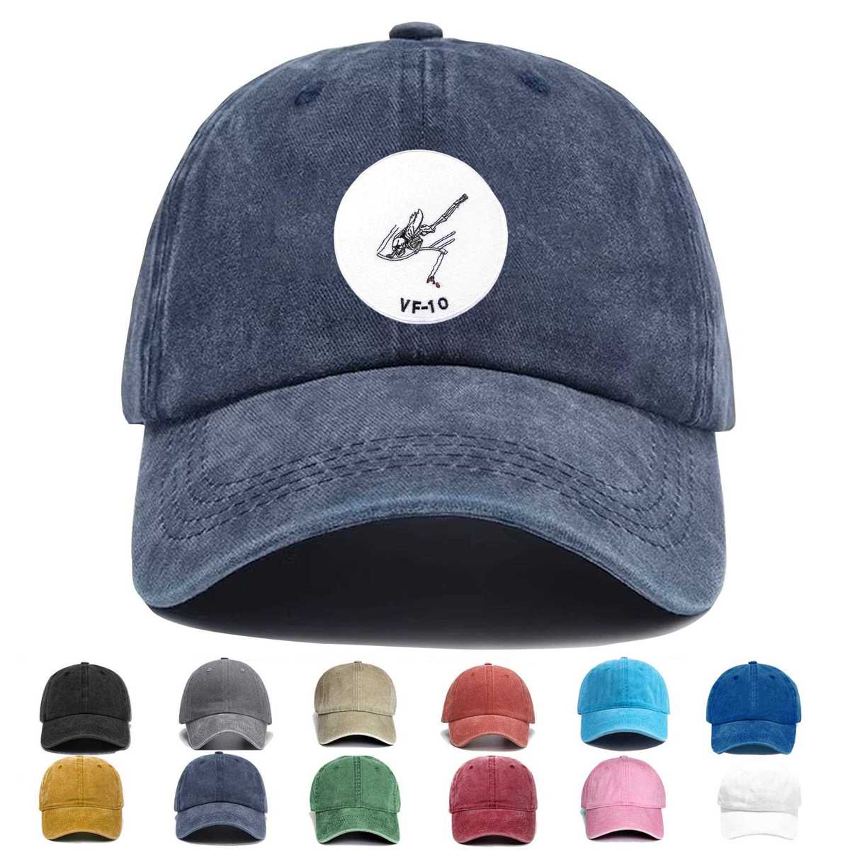 Vf 10 Fighter Squadron Grim Reapers Embroidered Hat - Custom Hat
