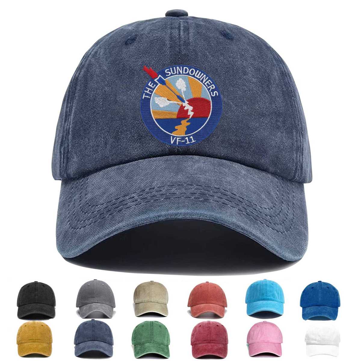 Vf 11 Sundowners Wwii Embroidered Hat - Custom Hat