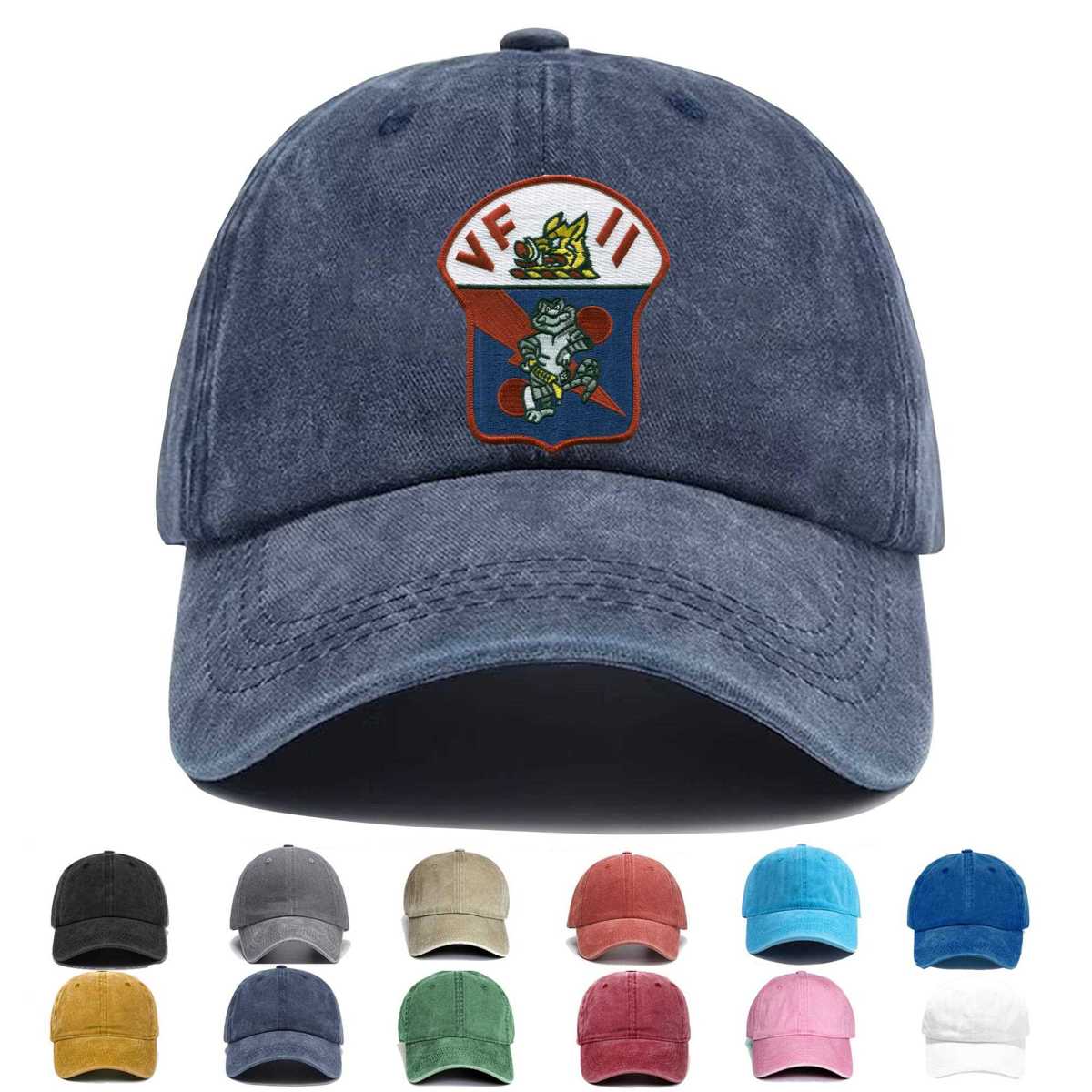 Vf 11 The Red Rippers Version A Embroidered Hat - Custom Hat