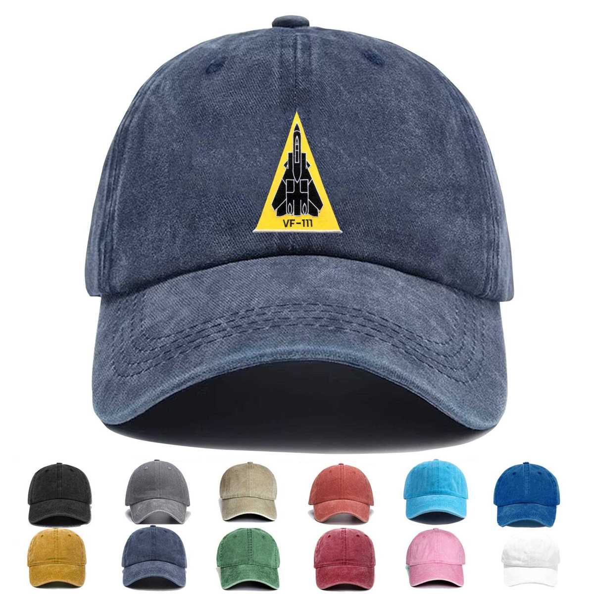 Vf 111 F 14 Top View Embroidered Hat - Custom Hat