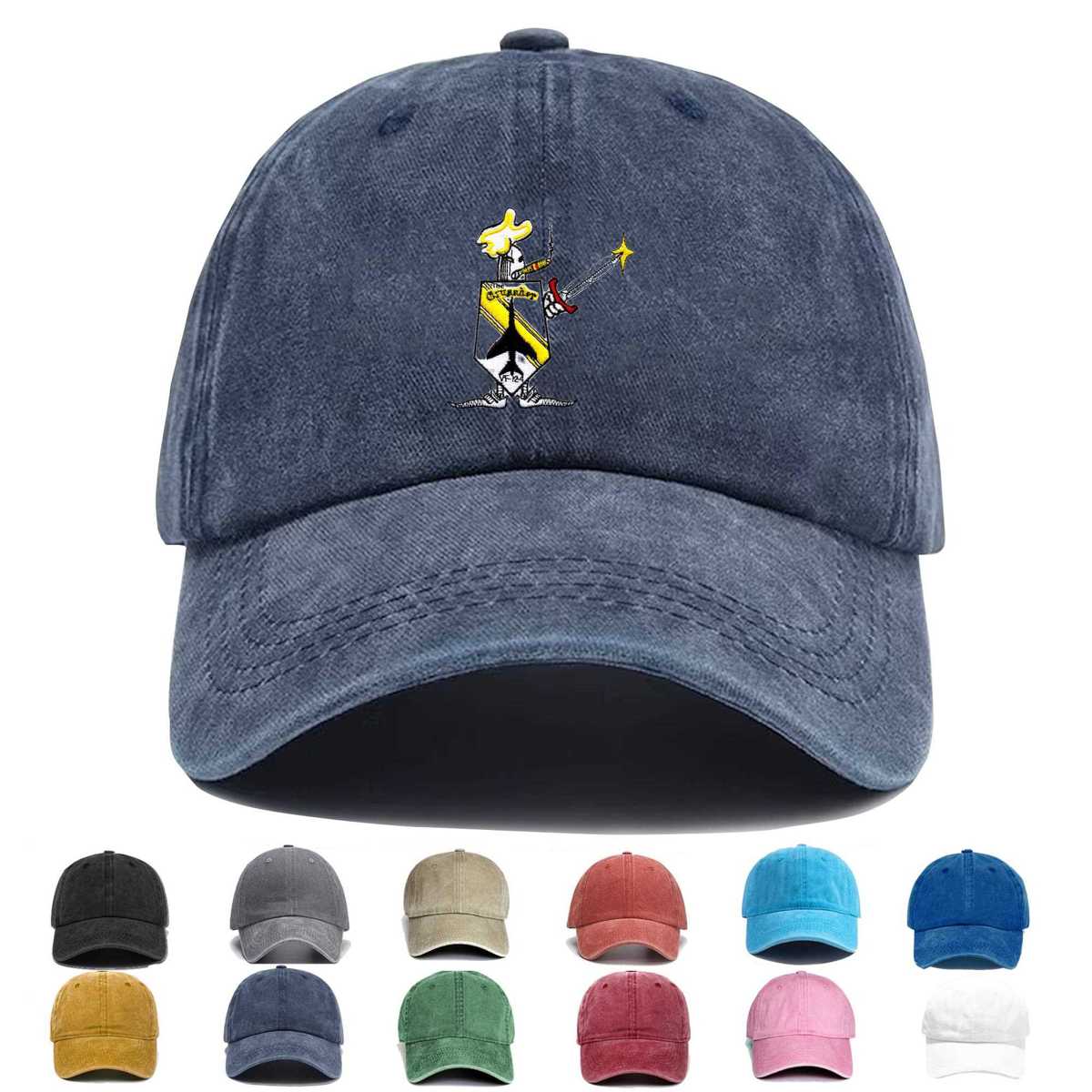 Vf 124 Fighter Squadron Knight Embroidered Hat - Custom Hat