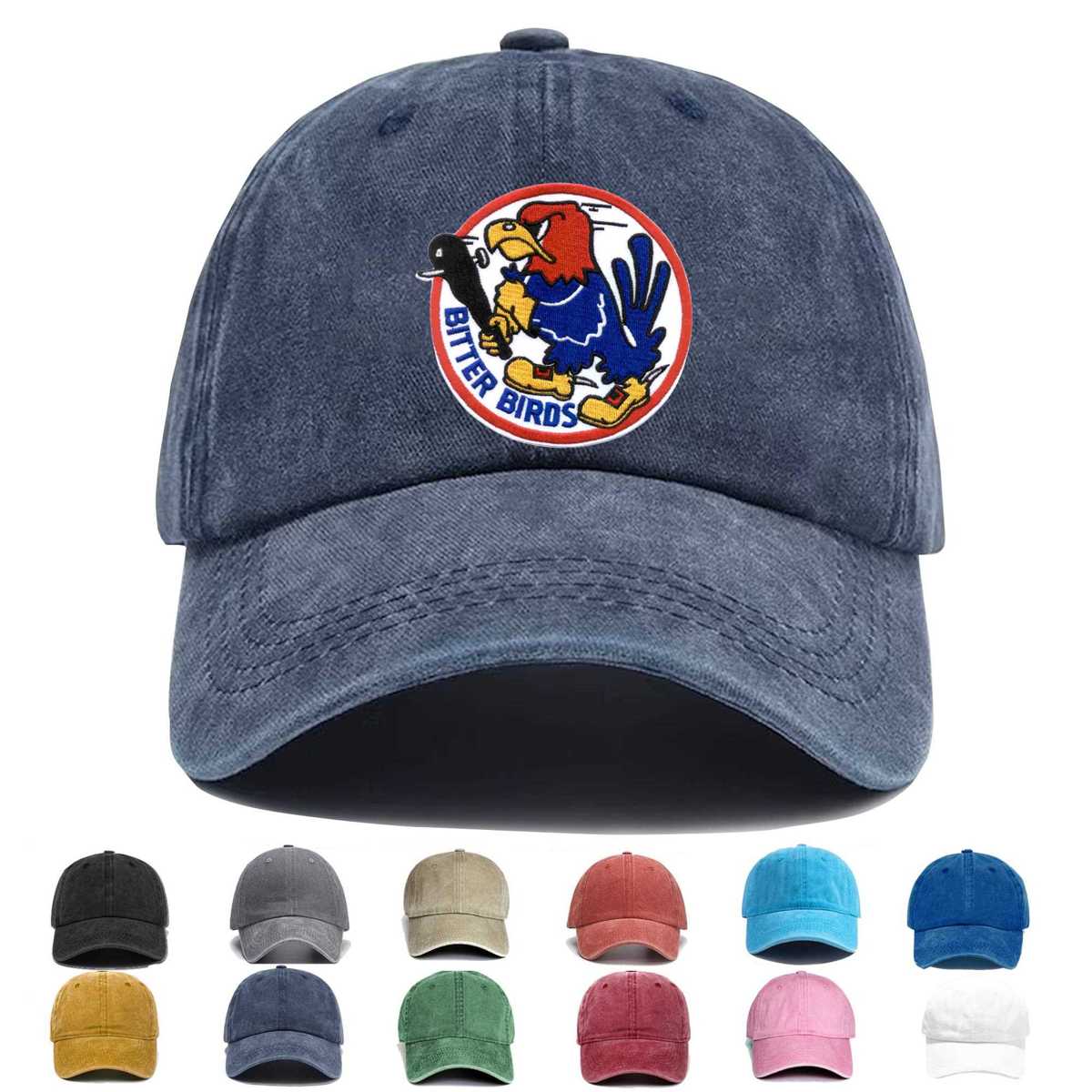 Vf 144 Bitter Birds Embroidered Hat - Custom Hat