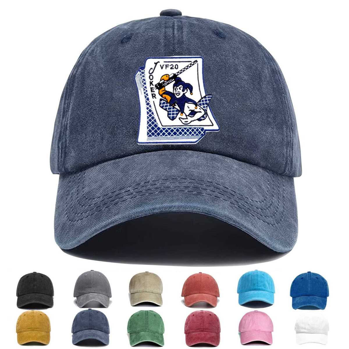 Vf 20 Fighter Squadron Jokers Embroidered Hat - Custom Hat