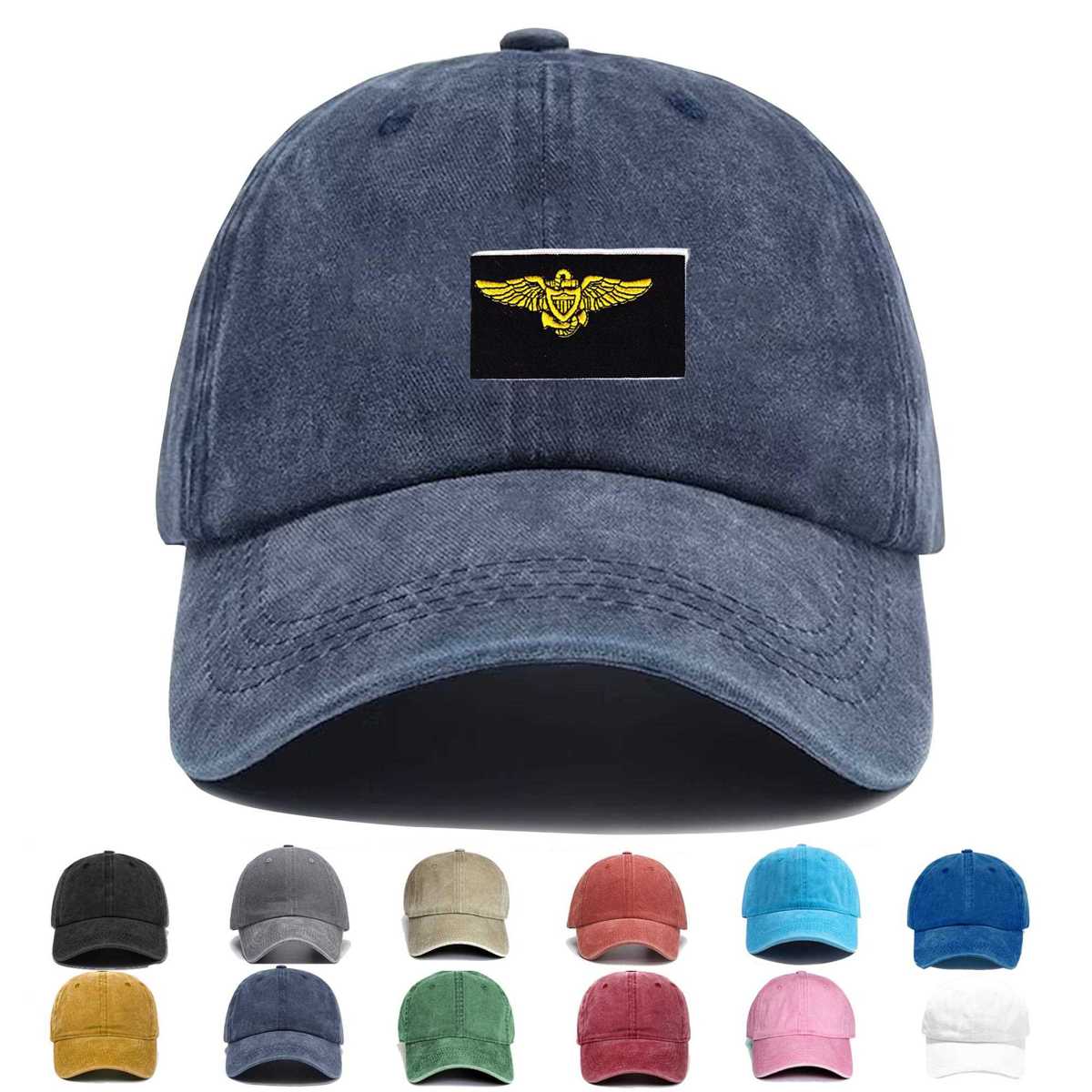 Vf 211 Pilot Name Tag Checkmates Embroidered Hat - Custom Hat