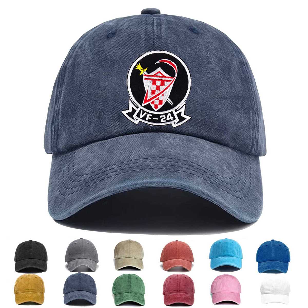 Vf 24 Shield Embroidered Hat - Custom Hat