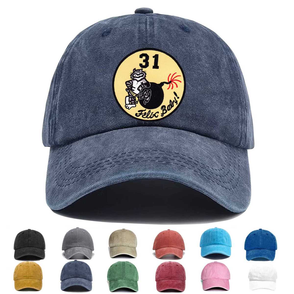 Vf 31 Felix Baby Embroidered Hat - Custom Hat