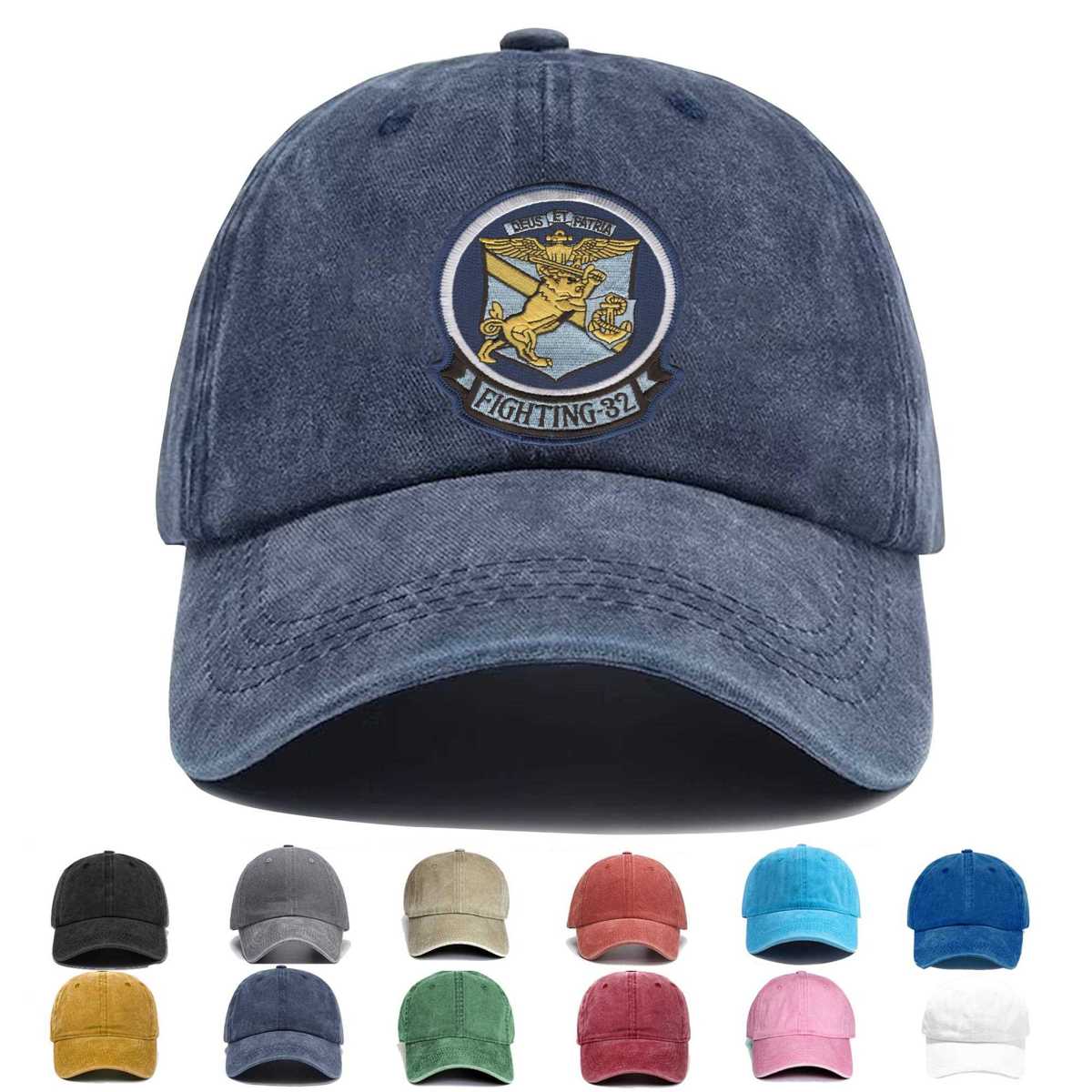 Vf 32 Fighter Squadron Embroidered Hat - Custom Hat