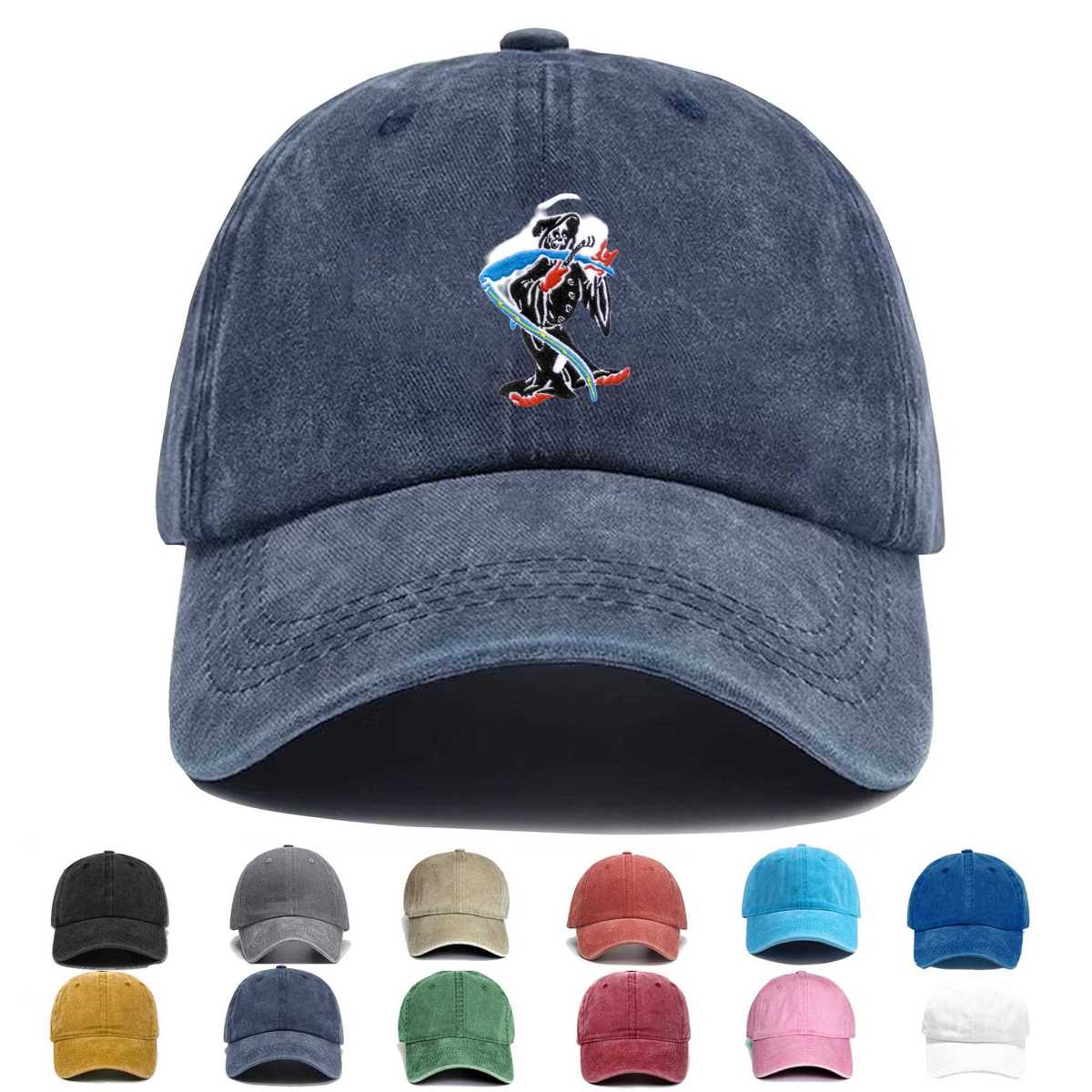 Vf 35 Grim Reapers Embroidered Hat - Custom Hat