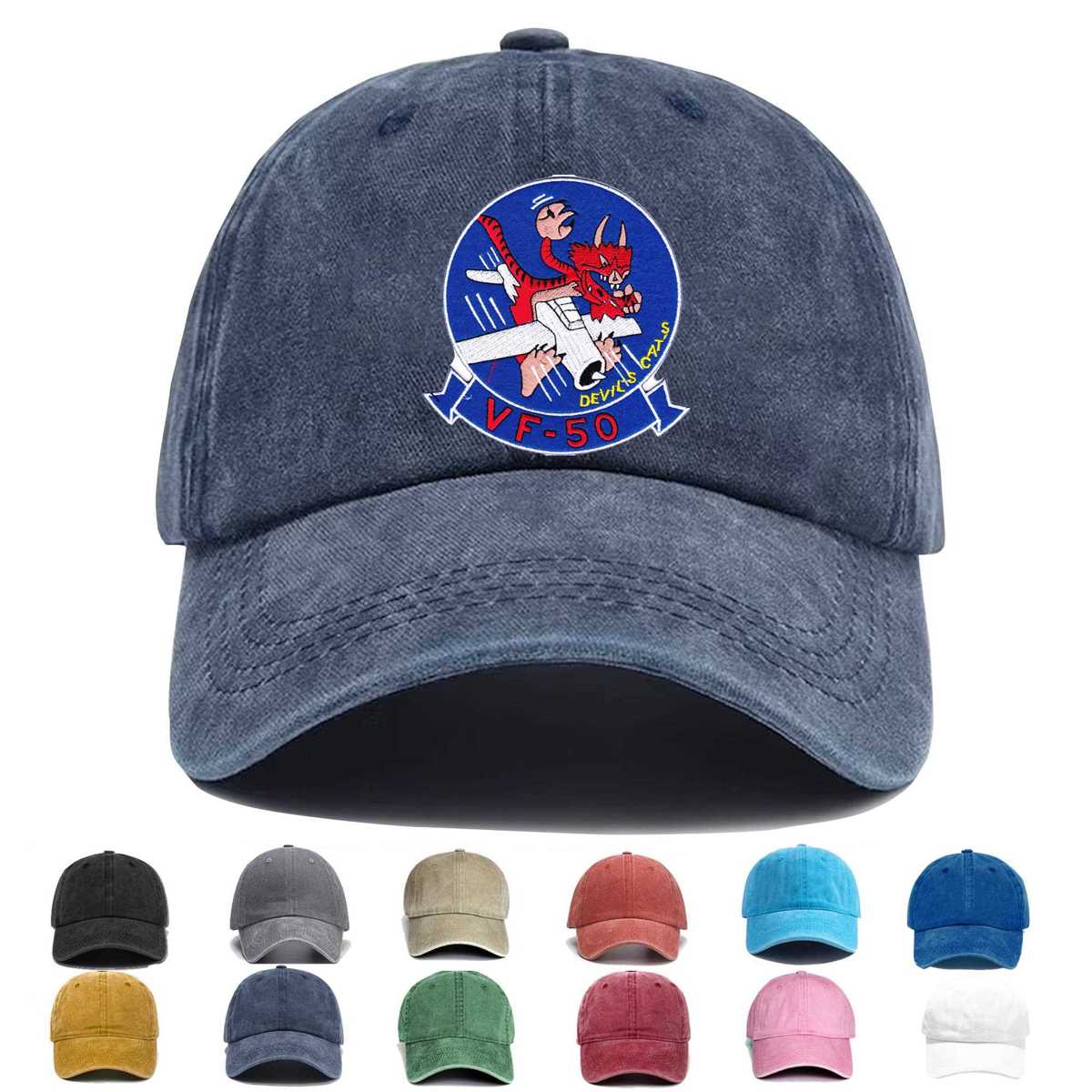 Vf 50 Devil Cats Embroidered Hat - Custom Hat