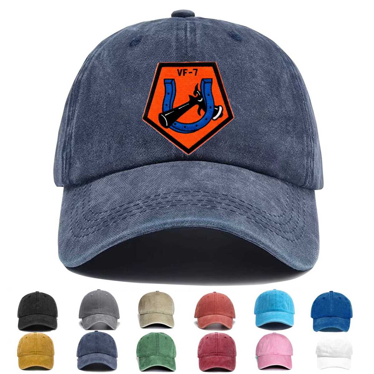 Vf 7 Horseshoes Embroidered Hat - Custom Hat