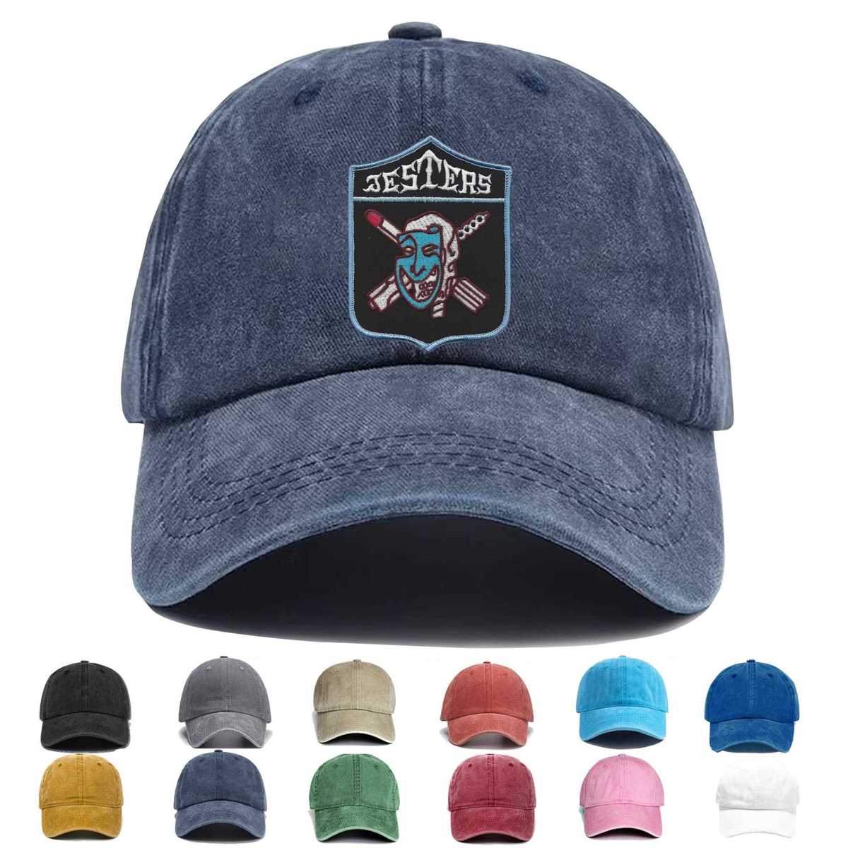 Vf 73 Fighter Squadron Jesters Embroidered Hat - Custom Hat