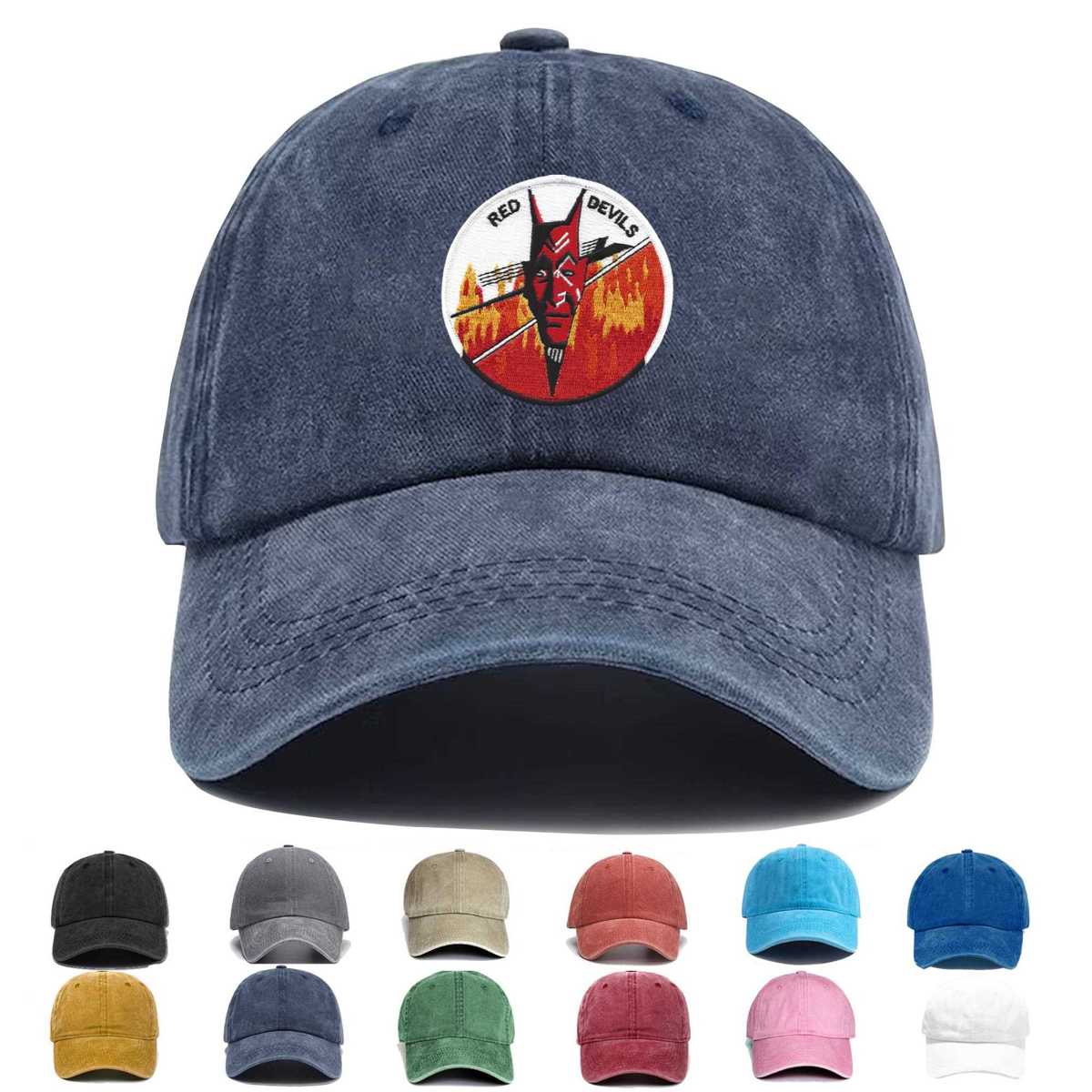 Vf 772 Red Devils Embroidered Hat - Custom Hat