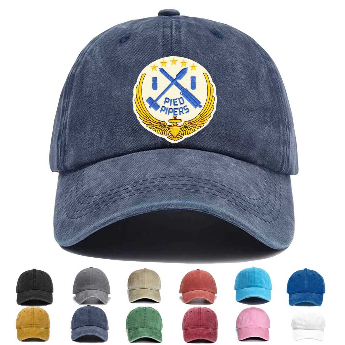 Vf 89 Pied Pipers Embroidered Hat - Custom Hat