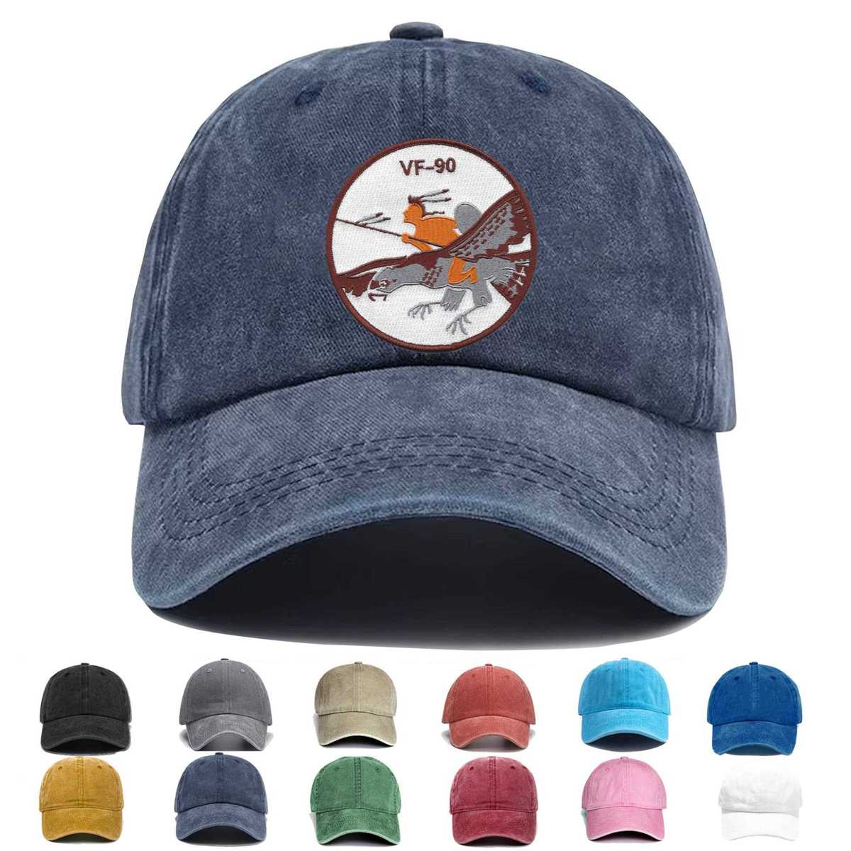 Vf 90 Fighter Reserve Squadron Embroidered Hat - Custom Hat