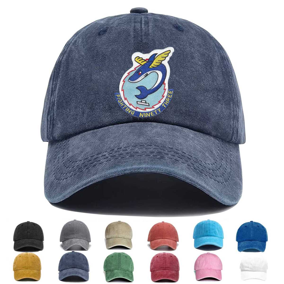 Vf 93 Fighting Ninety Three Embroidered Hat - Custom Hat