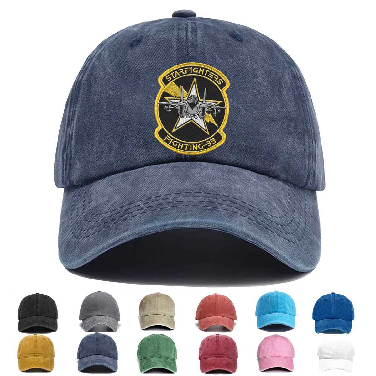 Vfa 33 Starfighters Embroidered Hat - Custom Hat