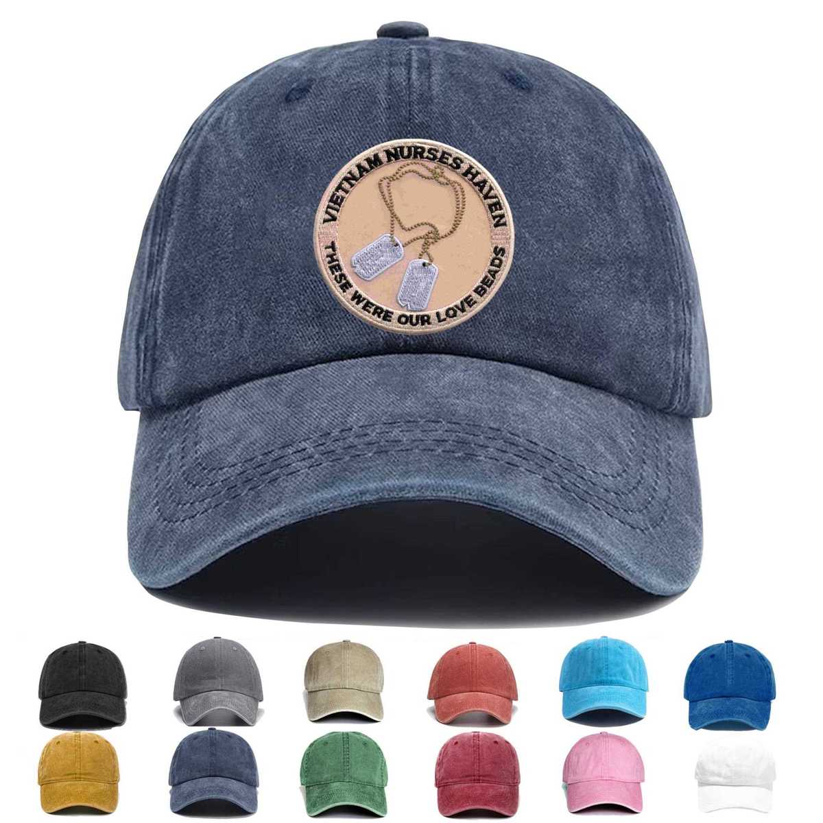 Vietnam Nurses Haven Embroidered Hat - Custom Hat