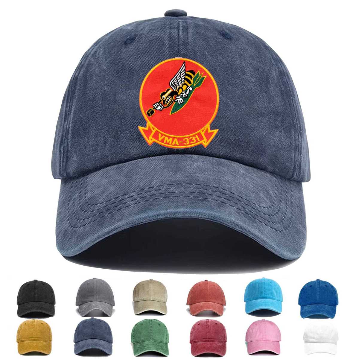 Vma 331 Bumblebees Embroidered Hat - Custom Hat