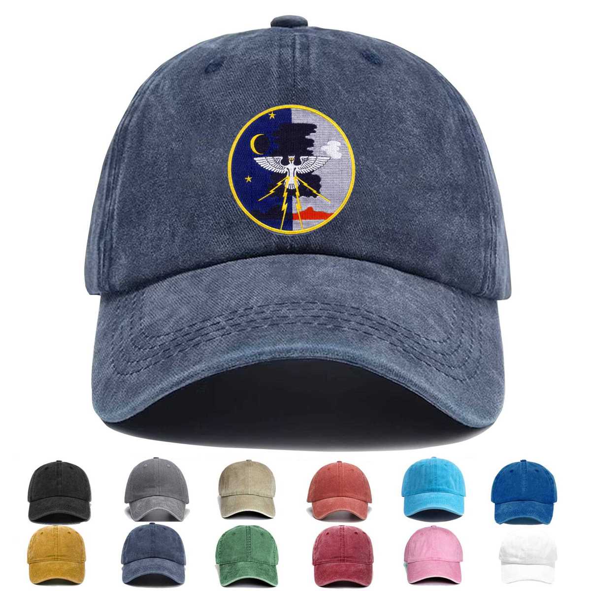 Vma 513 Attack Squadron Five One Three Fighting Nightmares Embroidered Hat - Custom Hat