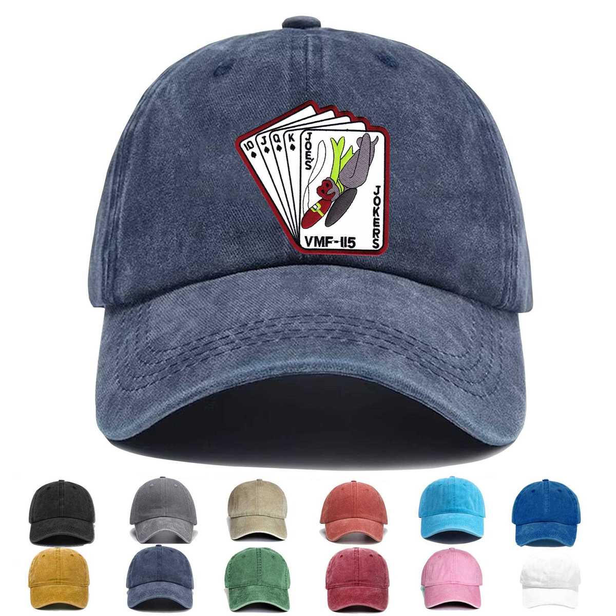 Vmf 115 Joes Jokers Embroidered Hat - Custom Hat