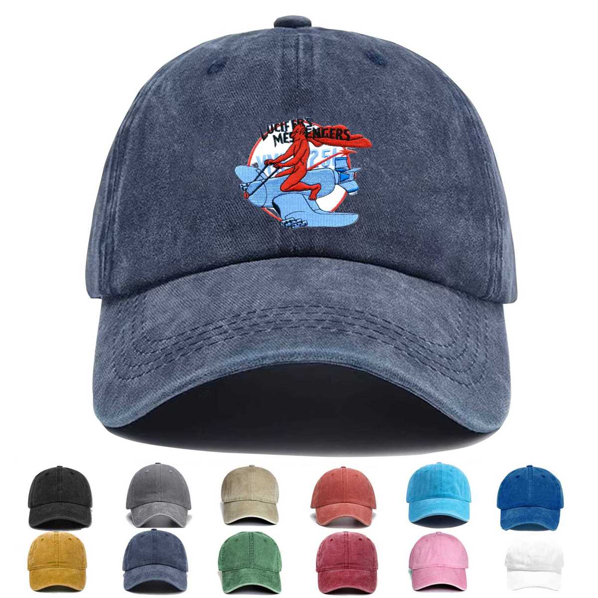 Vmf 251 Fighter Squadron Two Five One Lucifers Messengers Embroidered Hat - Custom Hat
