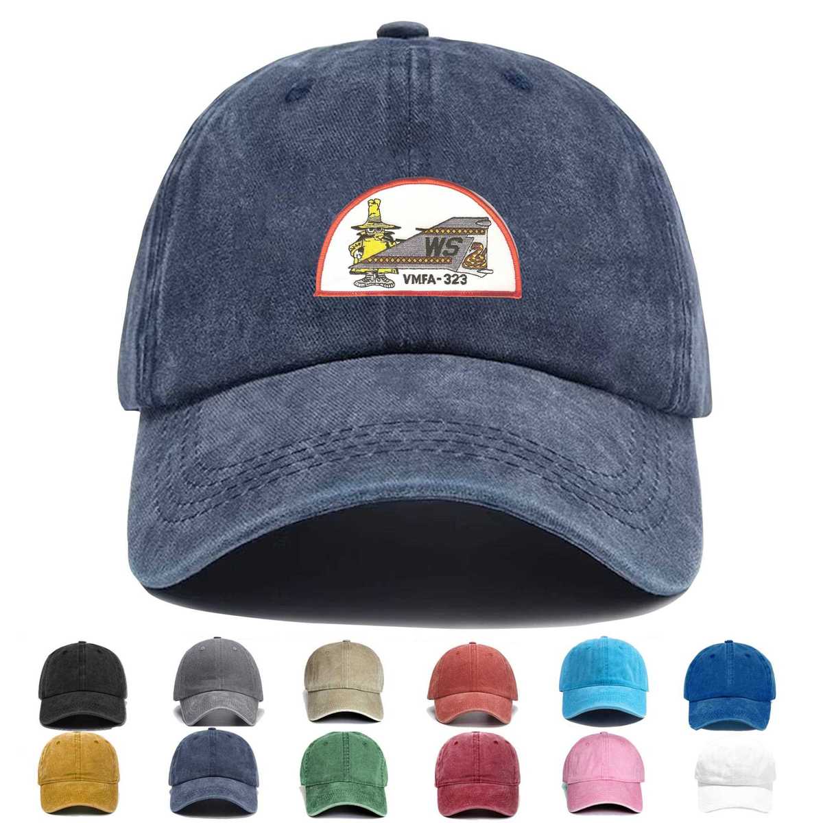 Vmfa 323 Fighter Squadron Phantom Tail Embroidered Hat - Custom Hat