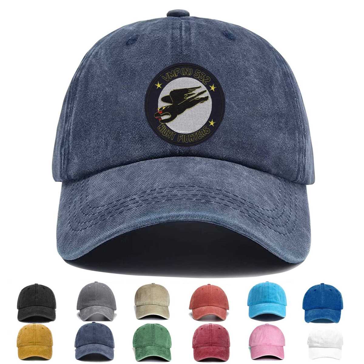 Vmfn 532 Night Fighters Wwii Embroidered Hat - Custom Hat