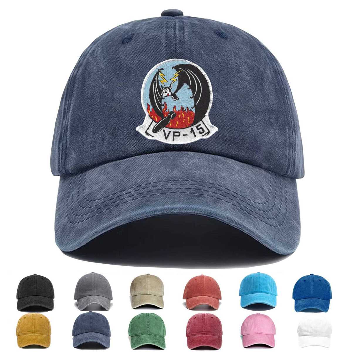 Vp 15 Patrol Squadron Embroidered Hat - Custom Hat
