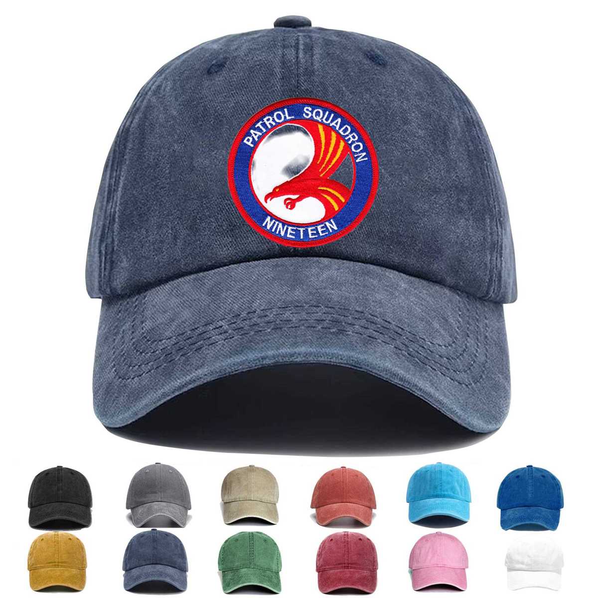 Vp 19 Big Red Small Version Embroidered Hat - Custom Hat