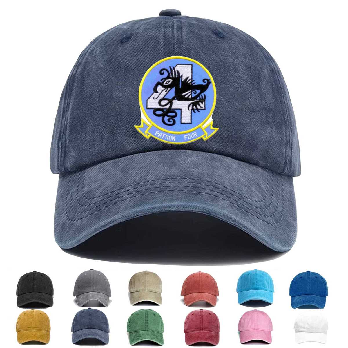 Vp 4 Skinny Dragons Embroidered Hat - Custom Hat
