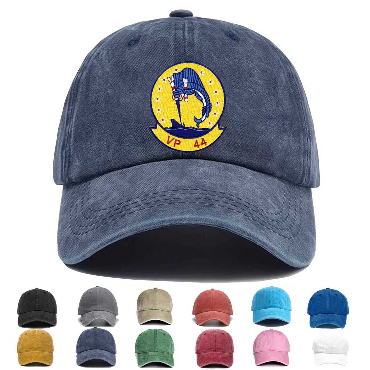 Vp 44 Aviation Patrol Squadron Fourty Four Embroidered Hat - Custom Hat