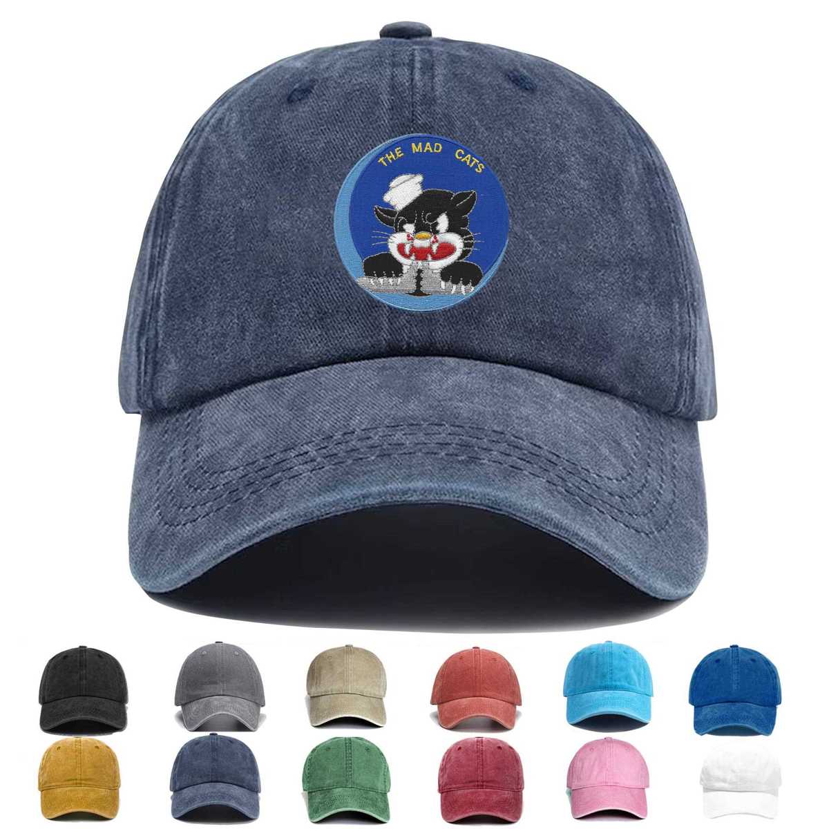 Vp 63 The Mad Cats Embroidered Hat - Custom Hat