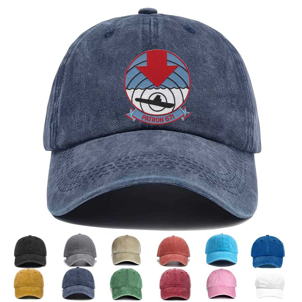Vp 671 Patrol Squadron Embroidered Hat - Custom Hat