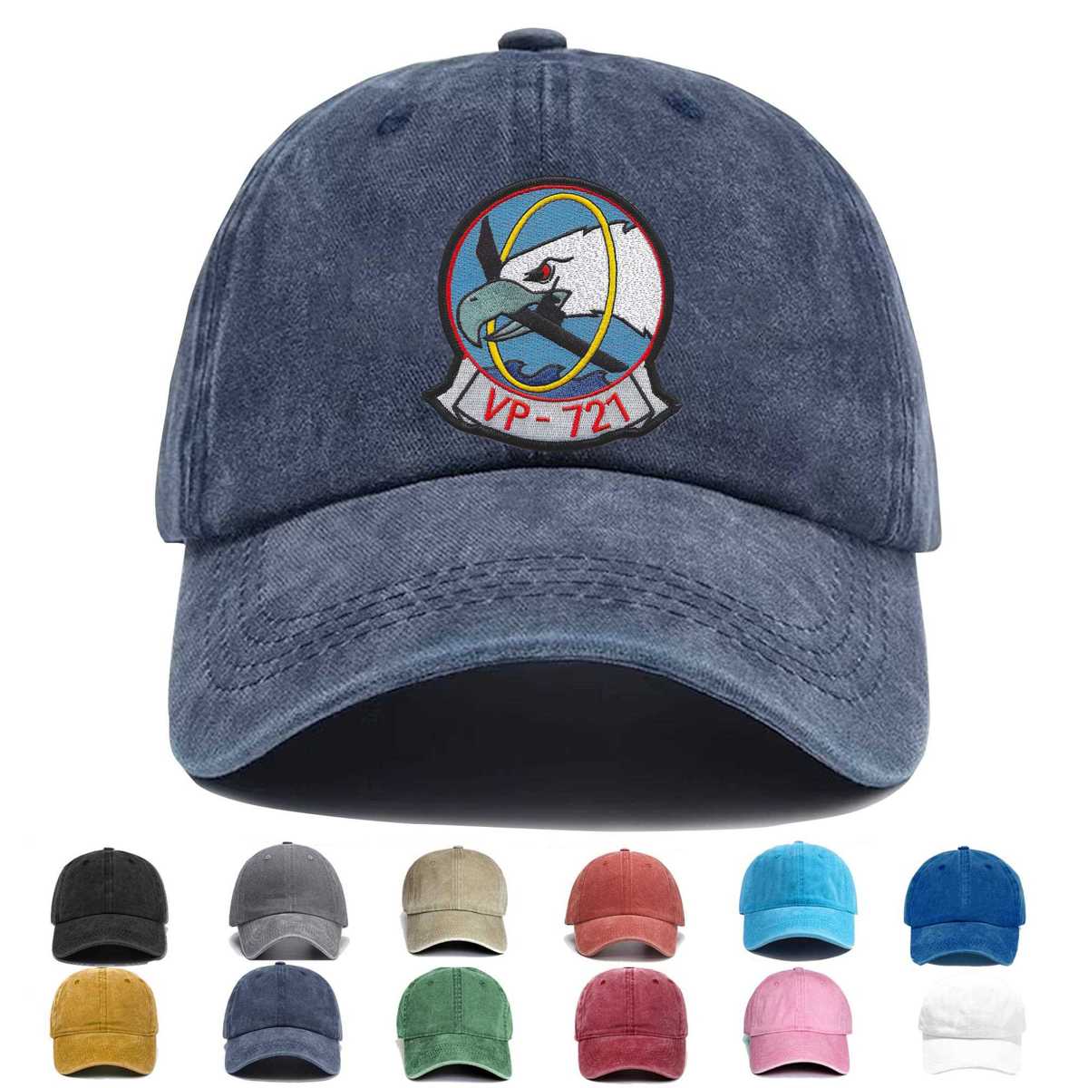 Vp 721 Naval Reserve Squadron Embroidered Hat - Custom Hat