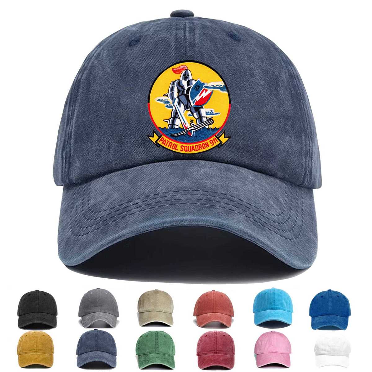 Vp 911 Patrol Squadron 911 Embroidered Hat - Custom Hat