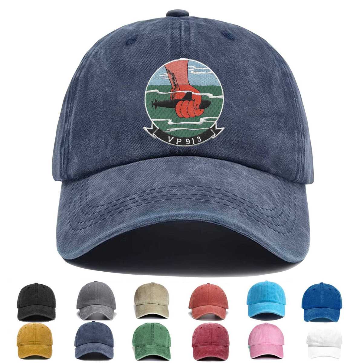 Vp 913 Aviation Patrol Squadron Embroidered Hat - Custom Hat