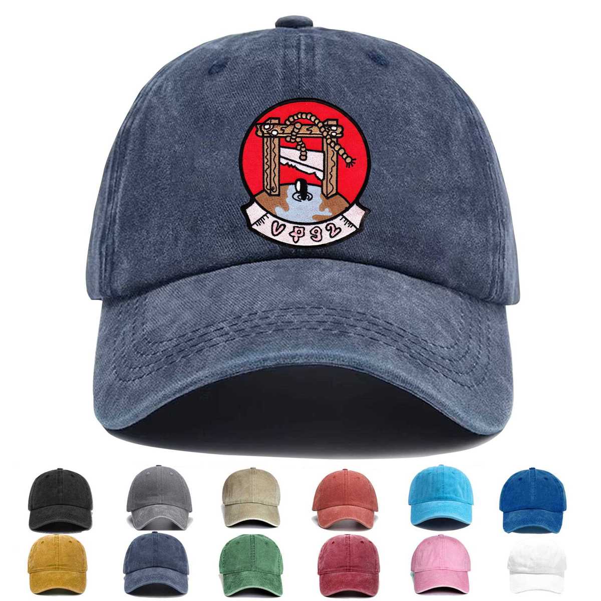 Vp 92 Patrol Squadron Ninety Two Embroidered Hat - Custom Hat