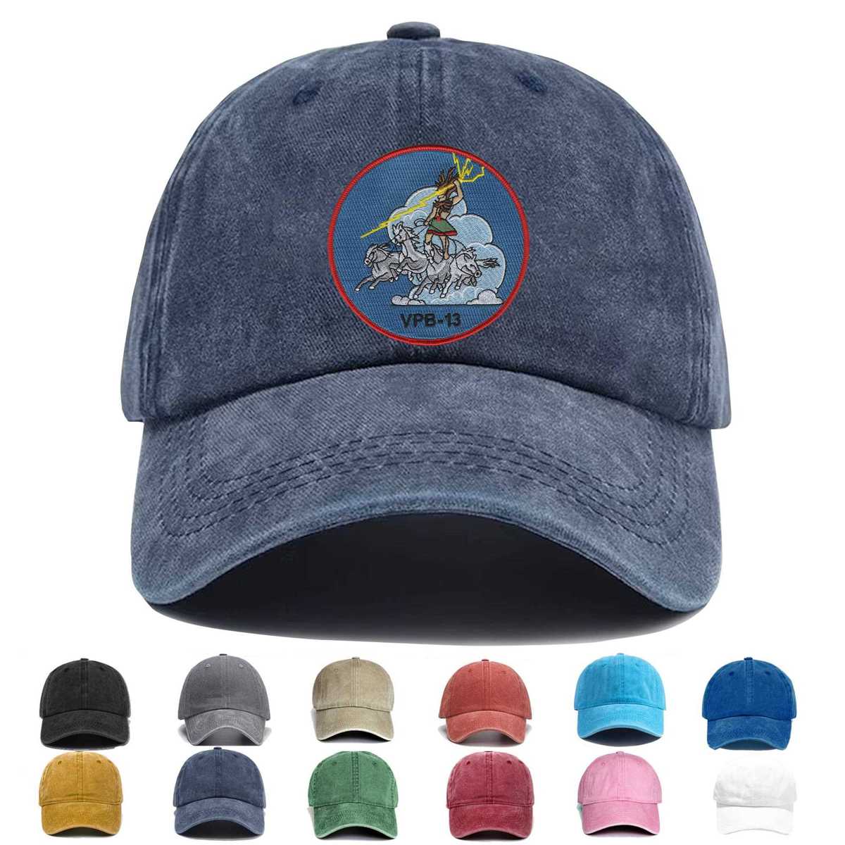 Vpb 13 Patrol Bomber Squadron Wii Embroidered Hat - Custom Hat