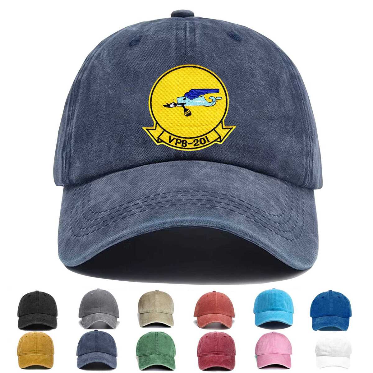 Vpb 201 Aviation Patrol Bombing Squadron Embroidered Hat - Custom Hat
