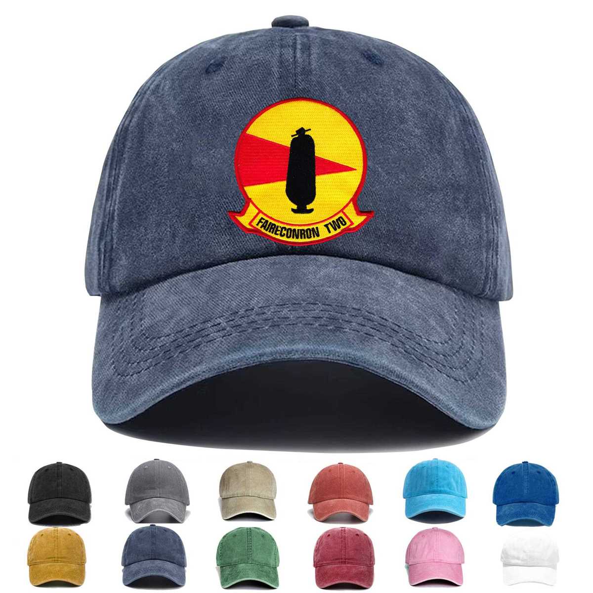 Vq 2 Aviation Fleet Air Reconnaissance Squadron Spook Embroidered Hat - Custom Hat