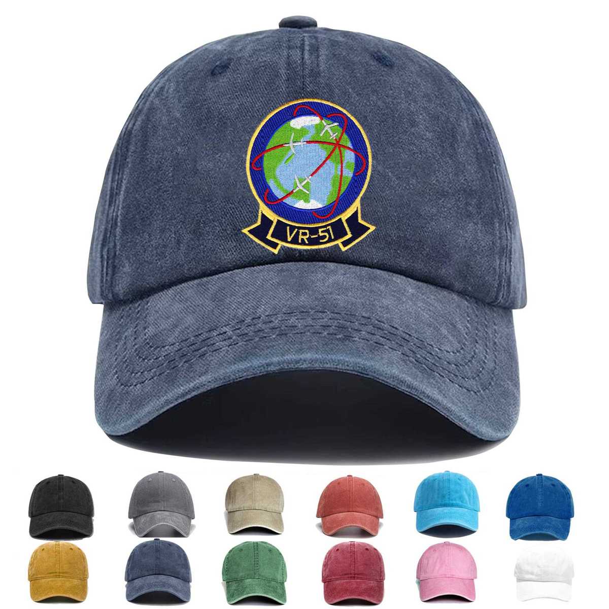 Vr 51 Fleet Logistics Support Squadron Embroidered Hat - Custom Hat