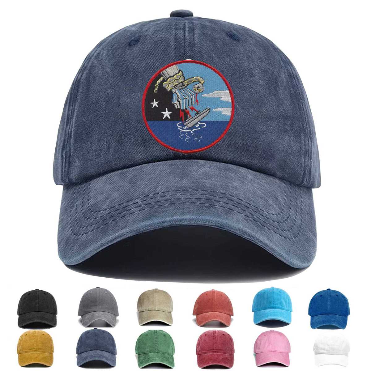 Vs 26 Antisubmarine Squadron Embroidered Hat - Custom Hat
